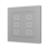 Zennio Tecla 55 X6 Botón pulsador con sensor táctil 6 módulo