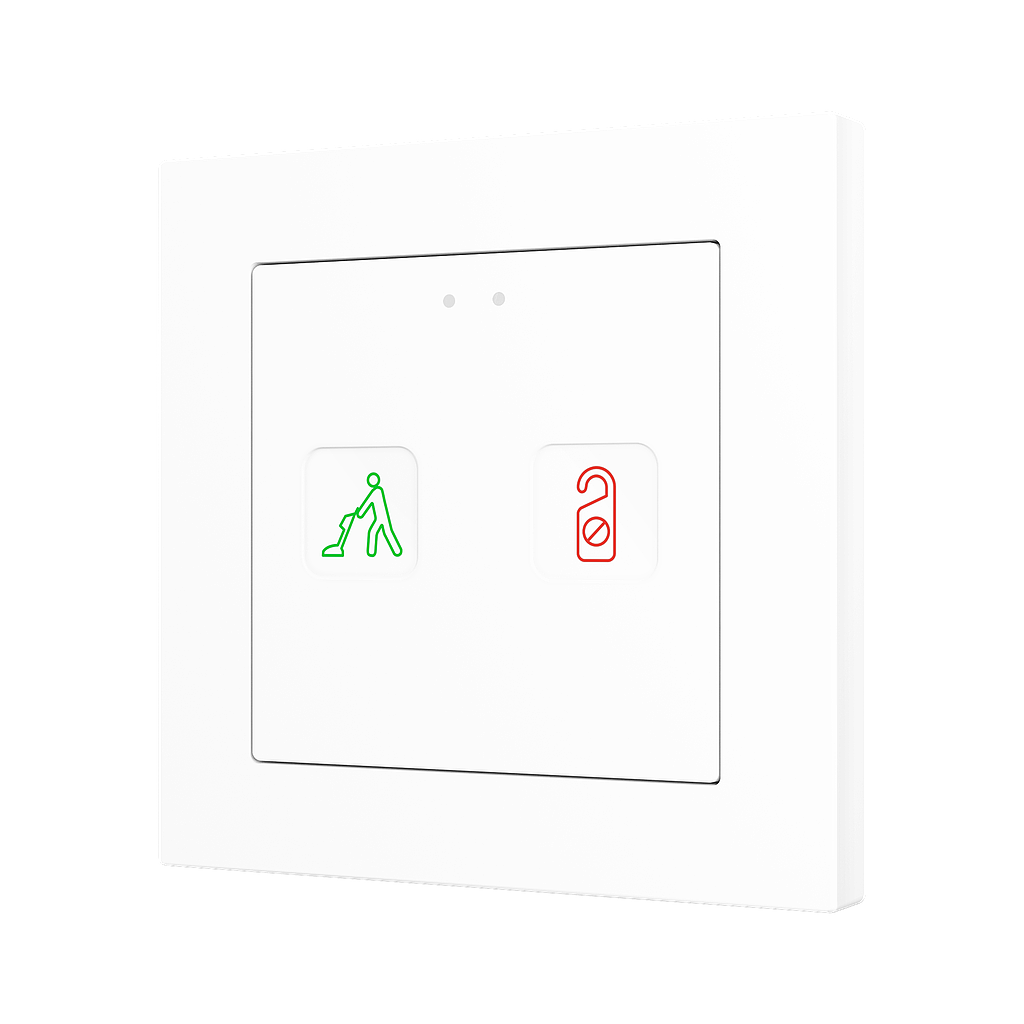 Tecla 55 X2 Sign Touch sensor push button 2-fold - KNXwarehouse.com