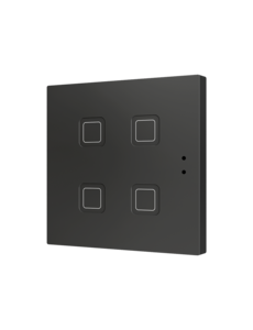 Zennio Tecla 4 Tastsensor 4-voudig met thermostaat