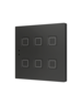 Zennio Tecla 6 Tastsensor 6-voudig met thermostaat