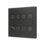 Zennio Tecla 8 Tastsensor 8-voudig met thermostaat