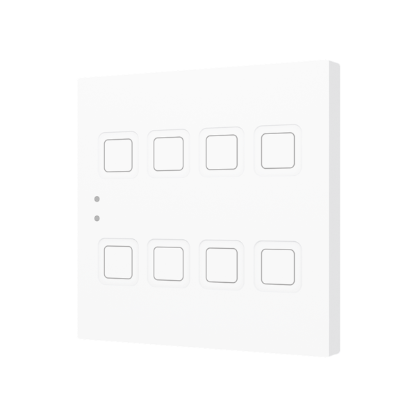 Zennio Tecla 8 capteur tactile 8 zone avec thermostat