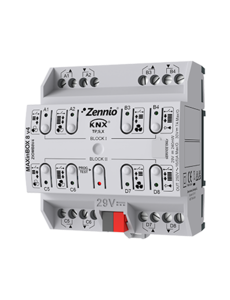 Zennio MAXinBOX 8 v4 | Atuador multifuncional, 8 saídas (16 AC-Load) Secure