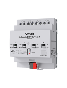 Zennio IndustrialBOX Current 4 | 4-f., 20 A | Strommessung & KNX Secure