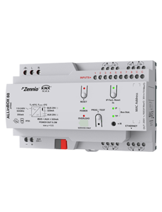 Zennio ALLinBOX 88 Multi-device KNX-IP Interface, 8 outputs, 8 inputs