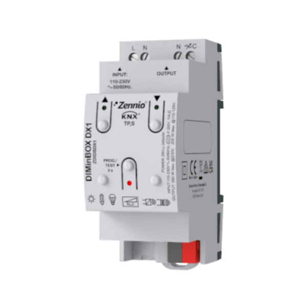 Zennio DIMinBOX DX1 | 1-fach, universell RLC, LED, CFL 350W