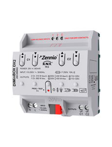 Zennio DIMinBOX DX2 | 2-channel, universal RLC, LED, CFL 310-600W
