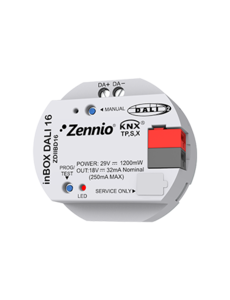 Zennio inBOX DALI 16 | 16 ballasts and 16 groups - 1 channel