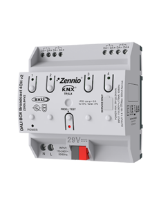 Zennio DALI BOX Broadcast 4CH v2 | 4 channels with up to 64 ballasts each
