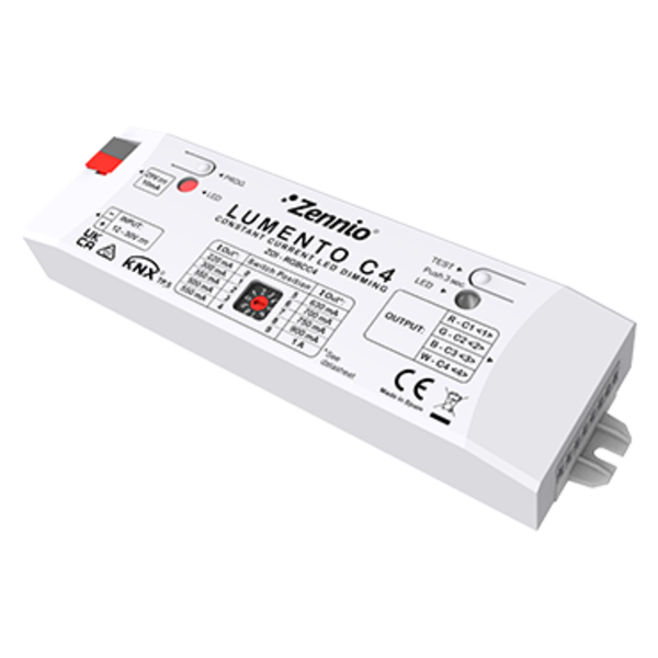 Zennio Lumento C4 dimmer for DC LED loads, 4-channel constant current