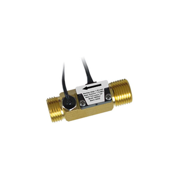 Zennio KEM-Zubehör - Wasserflusssensor mit temp. Sensor für ½” und ¾” Rohr