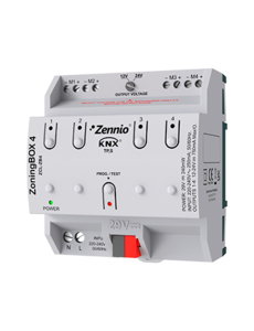 Zennio ZoningBOX 4-zone actuator voor luchtkanalen airco (max 4 zones)