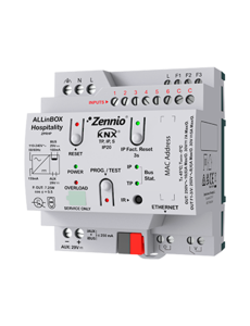 Zennio ALLinBOX Hospitality - KNX voeding - IP-interface, 5 uitgangen, 6 ingangen