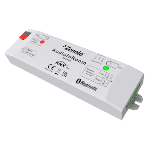 Zennio AudioInRoom KNX Audio-Controller | Bluetooth, AUX