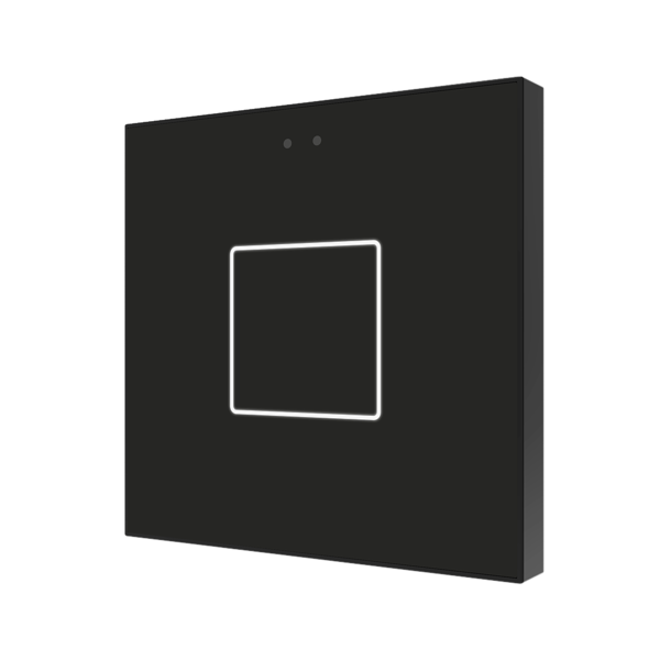 Zennio Tastsensor Flat | 1 vía | Interruptor táctil capacitivo retroiluminado