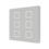 Zennio Tastsensor Flat | 6 vía | Interruptor táctil capacitivo retroiluminado
