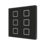 Zennio Tastsensor Flat | 6 vía | Interruptor táctil capacitivo retroiluminado
