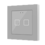 Zennio Flat 55 | 2-gang | Backlit capacitive touch switch