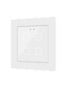 Zennio Flat 55 | 4-gang | Backlit capacitive touch switch