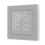 Zennio Flat 55 | 4-voudig| Capacitieve touchschakelaar met verlichting