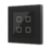 Zennio Flat 55 | 4-voudig| Capacitieve touchschakelaar met verlichting