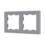 Zennio Cover frame 2M | for ZS55 series, Flat 55, and Tecla 55