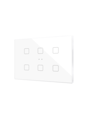 Zennio Flat XL X6 | Capteur Tactile Capacitif 6 voies