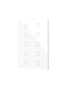 Zennio Flat XL X10 | Capteur Tactile Capacitif 10 voies
