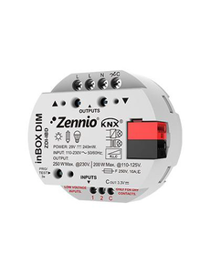 Zennio inBOX DIM | Universeller Dimaktor Unterputz | 1-fach | 250W