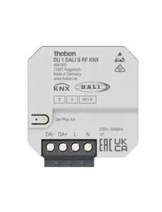 Theben DU 1 DALI S RF KNX – gateway RF DALI - KNX a 1 canale