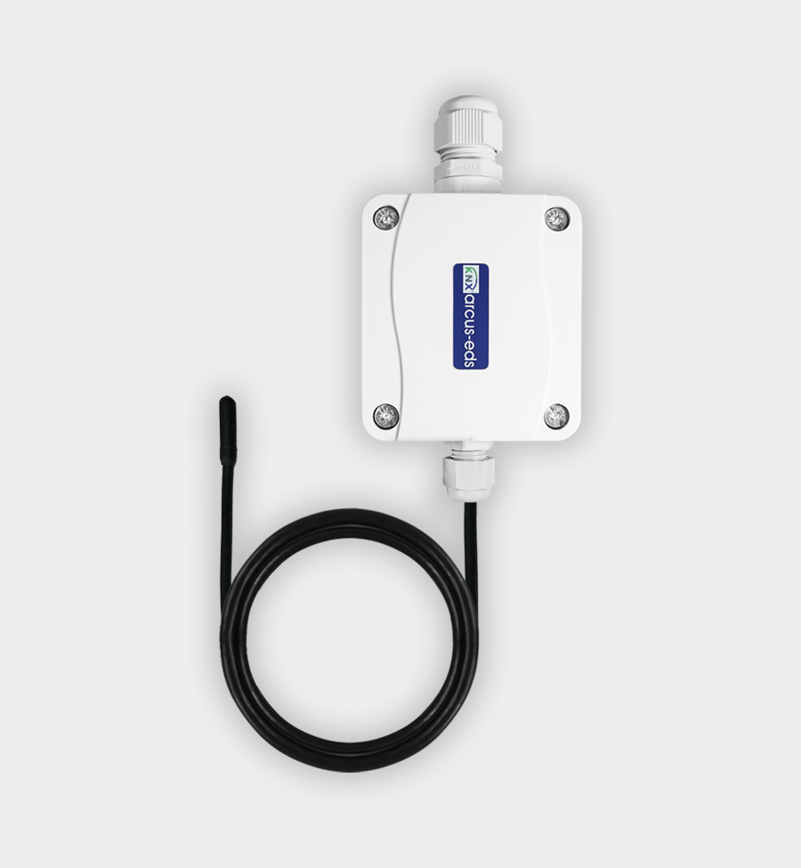 SK10-TC-GTF-TPE KNX temperature sensor, IP68 probe / IP65 housing