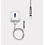 Arcus SK10-THC-RPFF-x KNX-sensor met pendelsensor, IP54/65 en logica