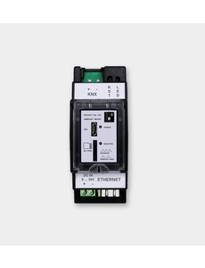 Arcus KNX-GW2-IP-2TE IP-gateway voor ETS-programmering en logging