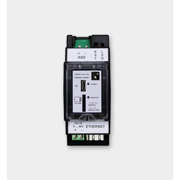 Arcus-EDS KNX-GW2-IP-2TE IP gateway for ETS programming and logging