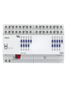 Theben JM 8 T 24V KNX – 8-channel shutter actuator FIX2, 6 A at 24 V DC, SELV