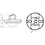 Theben thePassa P360 KNX UP WH – PIR-Deckenmelder Flur 30×5 m