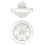 Theben thePassa P360 KNX UP WH – détecteur PIR plafond couloir 30×5 m