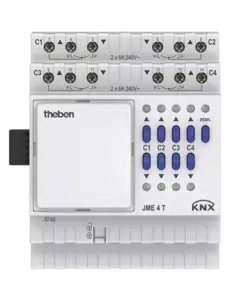 Theben JME 4 T KNX 4-fold blind actuator, MIX2 extension module