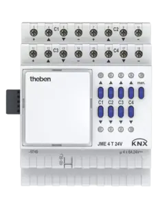 Theben JME 4 T KNX 24V blind actuator 4-fold, MIX2 extension module