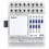 Theben JME 4 T KNX 24V attuatore tapparelle 4 canali, modulo MIX2