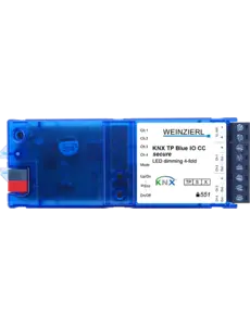 Weinzierl 5378 KNX TP Blue IO 551 CC secure| 4x 12–48 V, 500 mA, max. 96 W