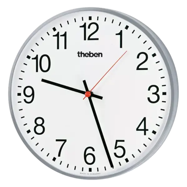 Theben OSIRIA 241 AR KNX | Ø40cm enkelzijdig, Arabisch, zilveren rand