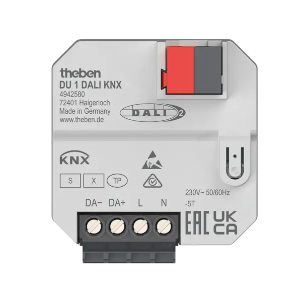 Theben DU 1 DALI KNX | 1-voudige DALI-actor met KNX Data Secure