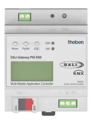Theben DALI-Gateway P64 KNX | 1 kanaal, multimaster, DALI-2, KNX-bus