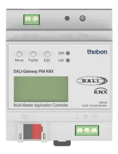 Theben Gateway DALI P64 KNX | 1 canale, multimaster, DALI-2, bus KNX