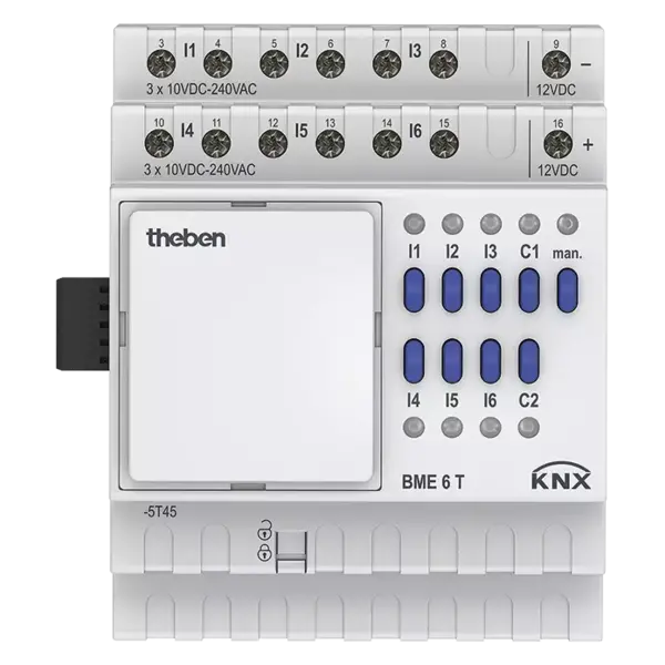 Theben BME 6 T KNX | Entrada binaria 6x, módulo de expansión MIX2, KNX