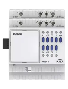 Theben HME 6 T KNX | Actionneur chauff. 6 can. 24–240 V AC ext. MIX2