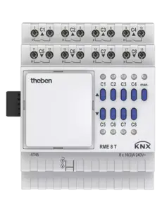Theben RME 8 T KNX | 8-ch switch/4-ch blind 16 A extension module MIX2