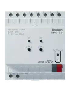 Theben SMG 2 S KNX | 2-ch 1–10 V control unit, base module MIX