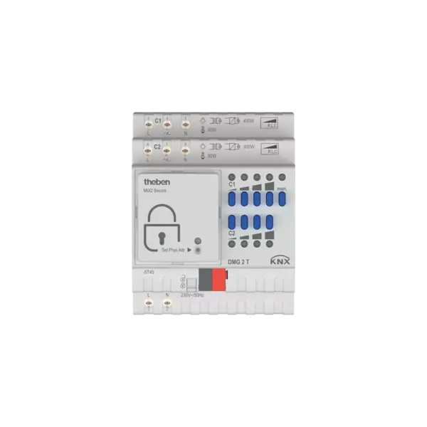 Theben DMG 2 T KNX | 2-fach Universal-Dimmaktor MIX2 Basismodul